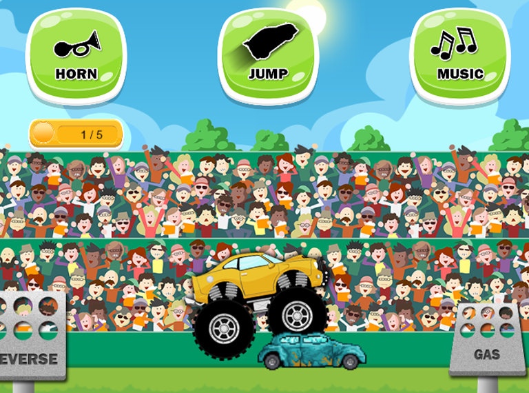 Monster Trucks for Kids - Raz Games - Razmobi