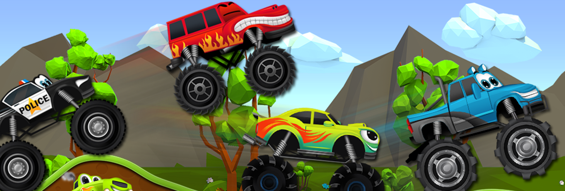 Monster Trucks Kids Racing